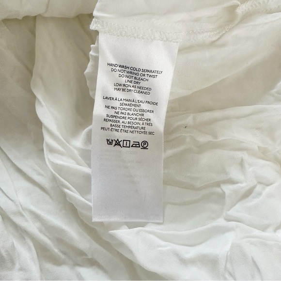 Anthropologie Maeve Eyelet Midi Dress White Size 10 NWT - Picture 11 of 15